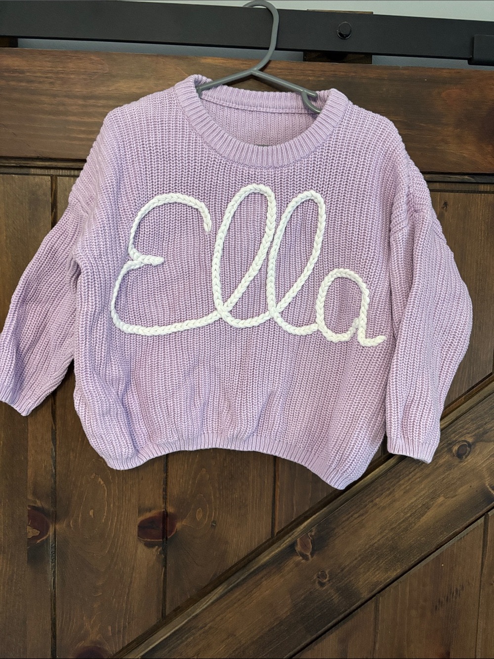 Oversize knit sweater